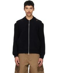 Simone Rocha - Slash Zip Cardigan - Lyst