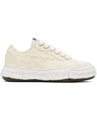 Maison Mihara Yasuhiro - Off- 'Peterson23' Og Sole Ripped Overdye Canvas Sneakers - Lyst