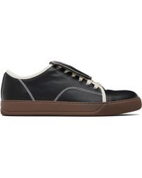 Lanvin - Dbb1 Leather Tongue Sneakers - Lyst