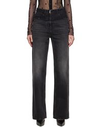 Givenchy - Black Oversized Jeans - Lyst