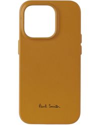 Paul Smith - Native Union Edition Leather Magsafe Iphone 14 Pro Case - Lyst