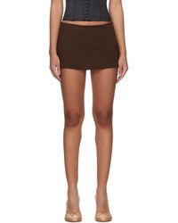 GUIZIO - Micro Stretch Miniskirt - Lyst
