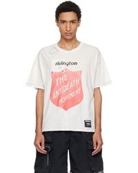 RIVINGTON roi Rebis - Off- 'Anti Death' Tyler T-Shirt - Lyst