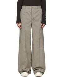 Rick Owens - Taupe Tower Work Trousers - Lyst