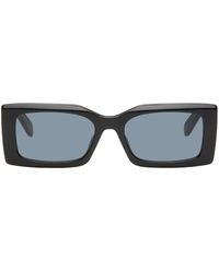 Stella McCartney - Lunettes de soleil rectangulaires noires - Lyst