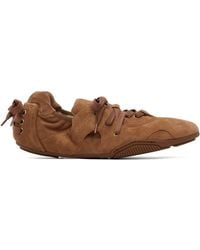 Acne Studios - Lace-Up Suede Sneakers - Lyst