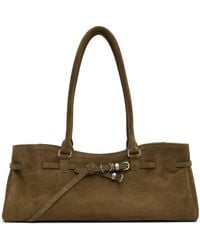 Marge Sherwood - Khaki Soft Leather 'Grandma' Shoulder Bag - Lyst