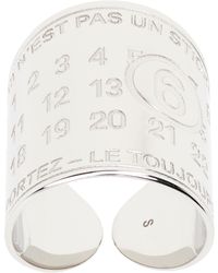 MM6 by Maison Margiela - Souvenir Sticker Band Ring - Lyst