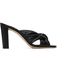 Jimmy Choo - Sandales À Talon Bottier Avenue 85 Noires - Lyst
