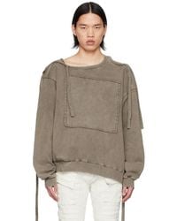 OTTOLINGER - Deconstructed Cut-out Hoodie - Lyst