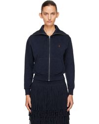 Abra - Zipped Up Neck Cardigan - Lyst