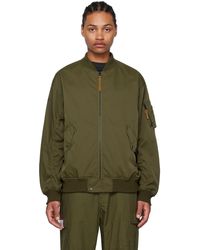 Neighborhood L-2 Flight Jacket in Black for Men | Lyst Canada