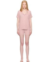Skims - ピンク Soft Lounge ショート スリープ パジャマセット - Lyst