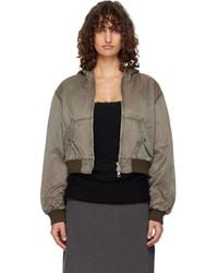 Our Legacy - Khaki Coastal Bomber Jacket - Lyst