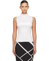Pleats Please Issey Miyake - Basics Turtleneck Top - Lyst