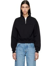Jacquemus - 'The Gros Grain Zipped-Rollneck' Sweatshirt - Lyst