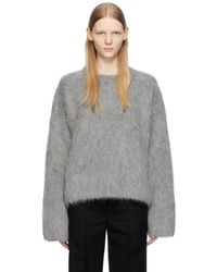 Totême - Toteme Ssense Exclusive Gray Sweater - Lyst