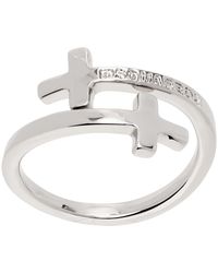 DSquared² - Silver Jesus Ring - Lyst