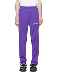 Palm Angels Purple Classic Track Trousers