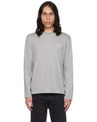 A.P.C. - . Gray Item Long Sleeve T-shirt - Lyst