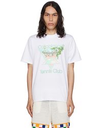 Casablancabrand - T-shirt Vue De L'Arche en coton biologique - Lyst