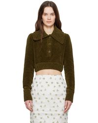 Cecilie Bahnsen - Khaki Calla Sweater - Lyst