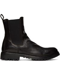 Officine Creative - Black Ikonic 002 Chelsea Boots - Lyst
