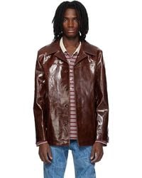 MMIC - Boulevard Leather Coat - Lyst