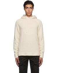 Moncler Genius Cashmere 2 Moncler 1952 - Knitted Hoodie in Ivory 