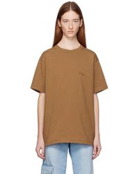 Dime - T-shirt brun clair à logo - Lyst