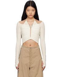 Dion Lee - White Mobius Blouse - Lyst