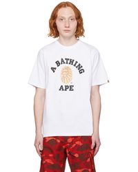 A Bathing Ape - Jewels College T-shirt - Lyst