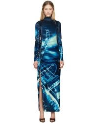 Jean Paul Gaultier - Pigalle Gathered Velvet Dress - Lyst