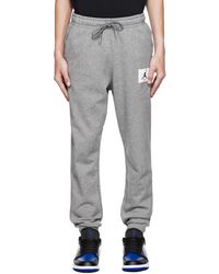 Nike - Pantalon de survêtement gris à étiquette à logo - Lyst