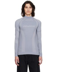 MISBHV - Col roulé gris à motifs et logo en tricot jacquard - sport - Lyst