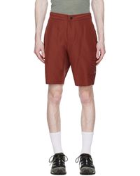 Pedaled - Burgundy Water-repellent Shorts - Lyst