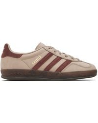 adidas Originals - Taupe Gazelle Indoor Sneakers - Lyst