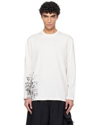 Y-3 - Off- Gfx Long Sleeve T-shirt - Lyst