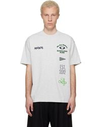 Aape By A Bathing Ape - 'Aapeunvs' Multi-Logo T-Shirt - Lyst