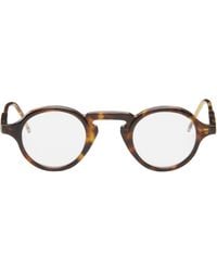 Thom Browne - Thom E Tortoise Round Acetate Glasses - Lyst