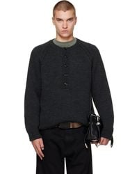 Our Legacy - Shore Henley Sweater - Lyst