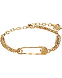 Versace - Bracelet À Épingle De Sureté - Lyst