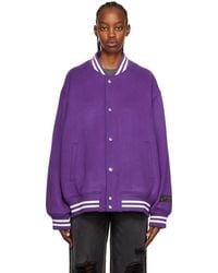 we11done - Oversized Bomber Jacket - Lyst