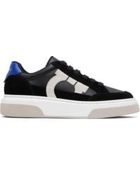 Ferragamo - Cassina Gancini Outline Low-Top Sneakers - Lyst