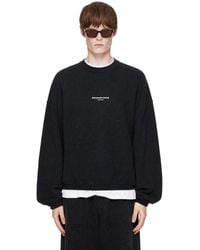 Alexander Wang - Oversized Logo Print Sweatshirt - Lyst