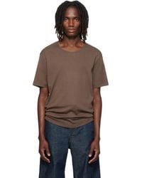 Lemaire - Scoop-Neck T-Shirt - Lyst