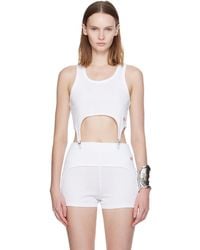 Jean Paul Gaultier - 'The Garter Bra' Tank Top - Lyst