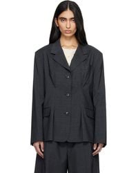 mfpen - Inverted Pleat Blazer - Lyst