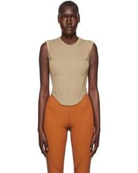 Dion Lee - Corset Tank Top - Lyst