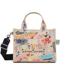 Marc Jacobs - 'The Punk Scribble Canvas Small' Tote - Lyst